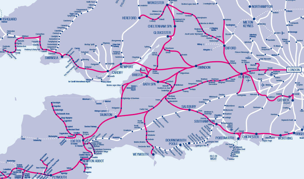 Swansea is a major location on one of the UK's mainline rail routes.